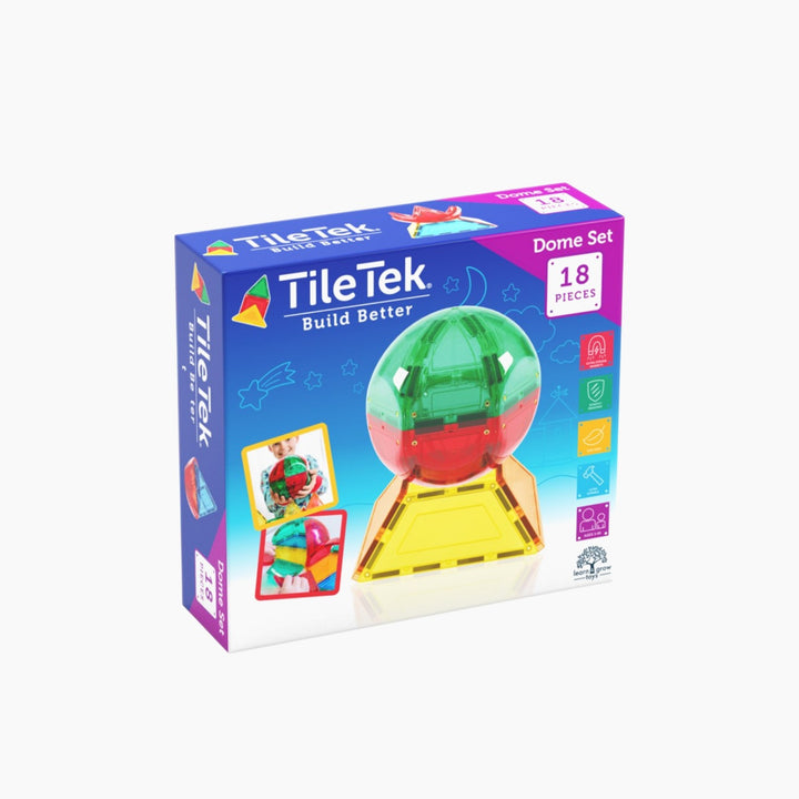 Tiletek Magnetic Tiles 18 Pcs Dome Pack