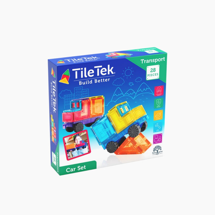 Tiletek Magnetic Tiles 28 Pcs Car
