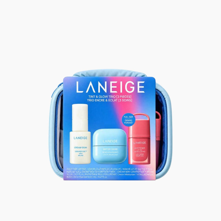 Laneige Tint &amp; Glow Mini Korean Skincare &amp; Juicepop Box Lip Tint Gift Set