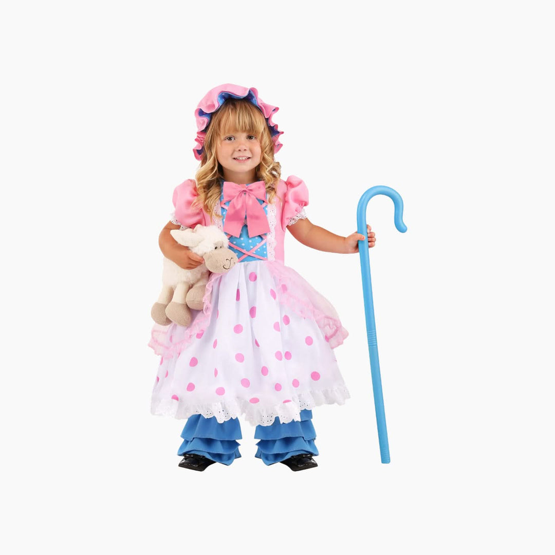 Bo Peep costume set for toddlers, size 2 years