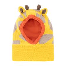 Zoocchini Jaime the Giraffe Knit Balaclava Hat