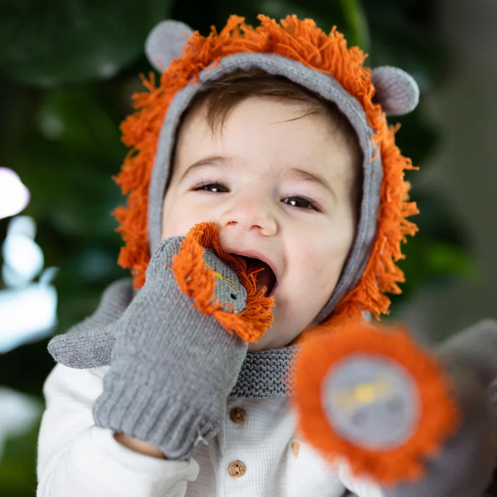 Zoocchini Leo the Lion Knit Mittens
