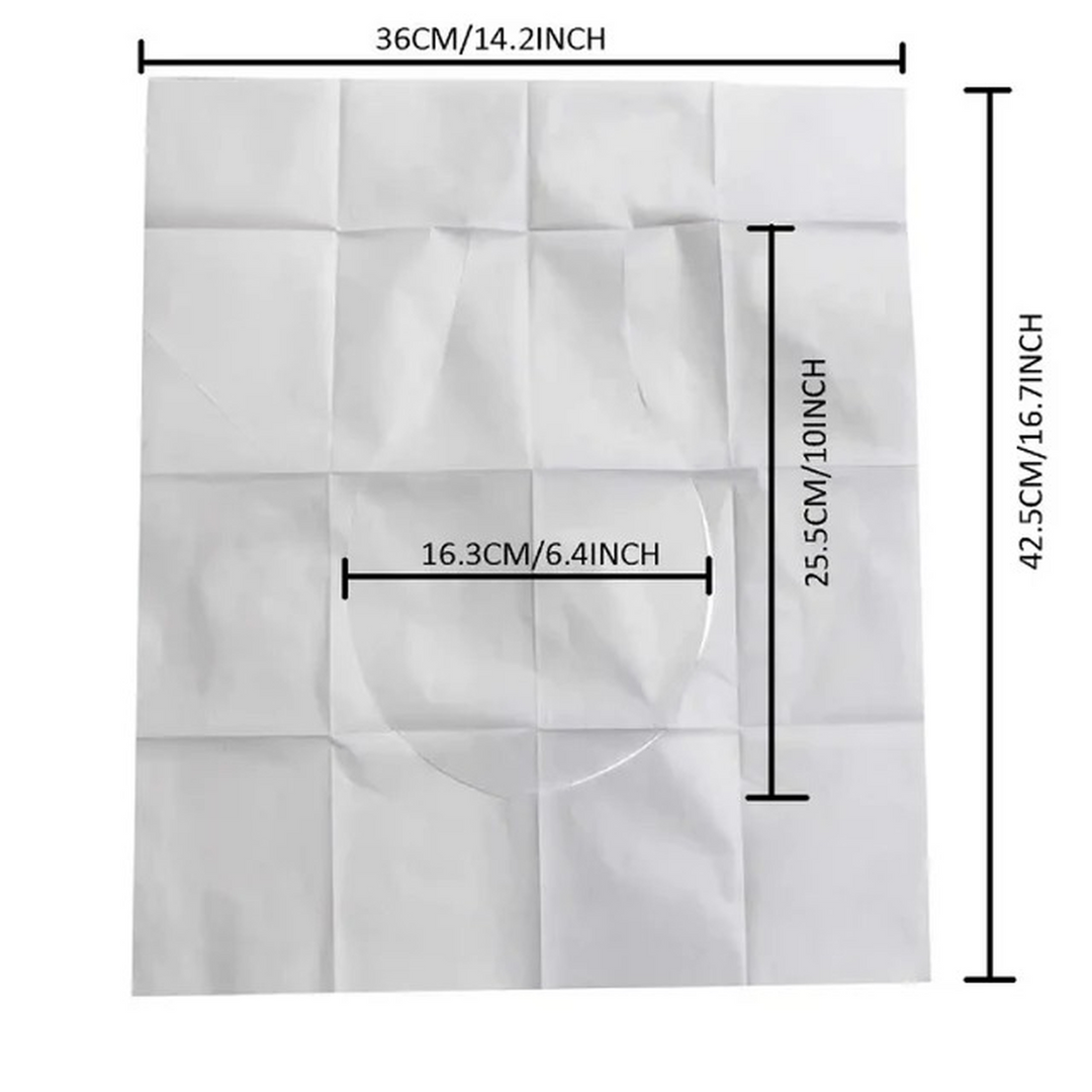 Travel Kit Pocket Shattaf &amp; 10 Toilet Seat Paper Pack