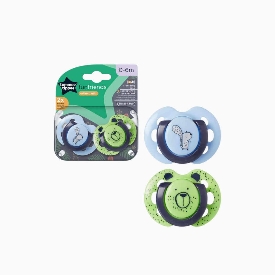 Tommee Tippee 2 Fun Friends Soother