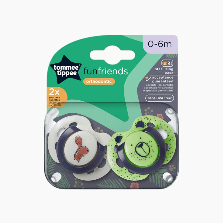 Tommee Tippee 2 Fun Friends Soother
