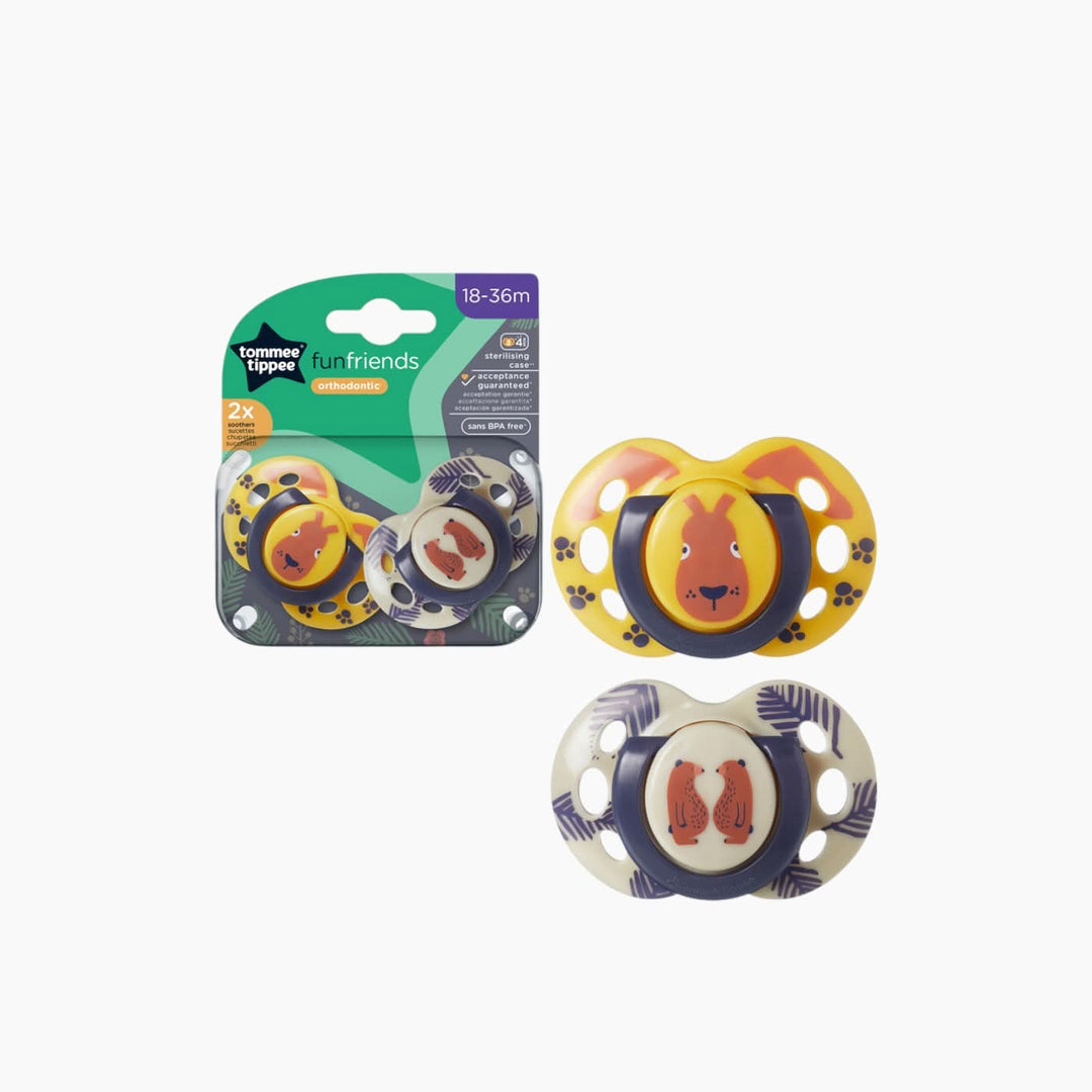 Tommee Tippee 2 Fun Friends Soother