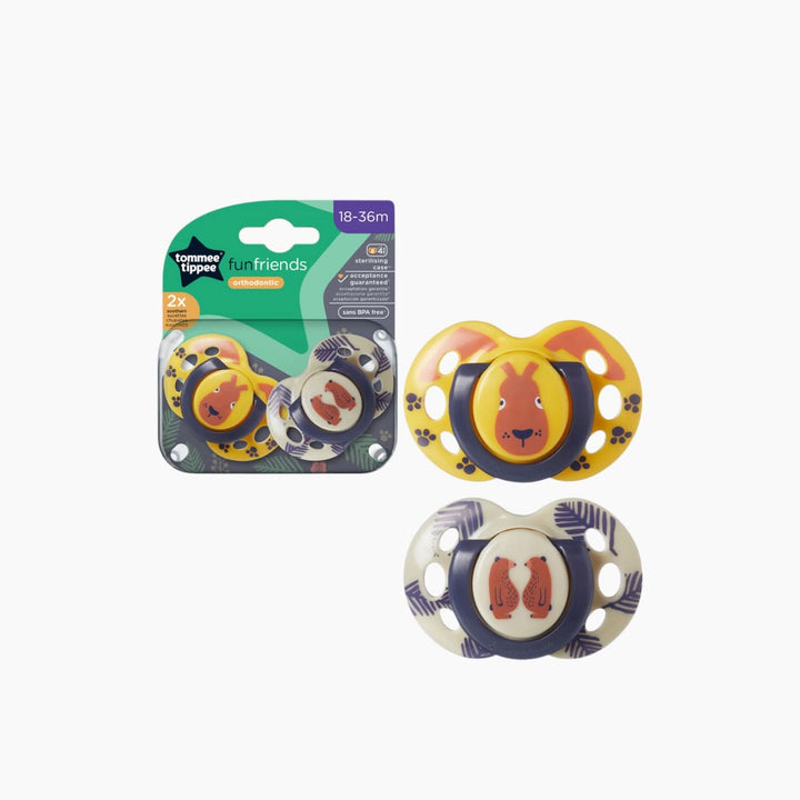 Tommee Tippee 2 Fun Friends Soother