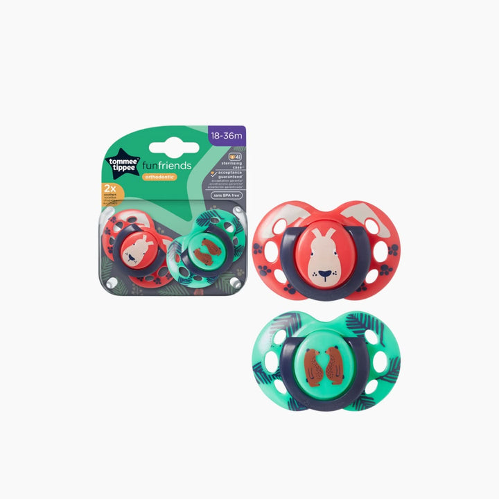 Tommee Tippee 2 Fun Friends Soother