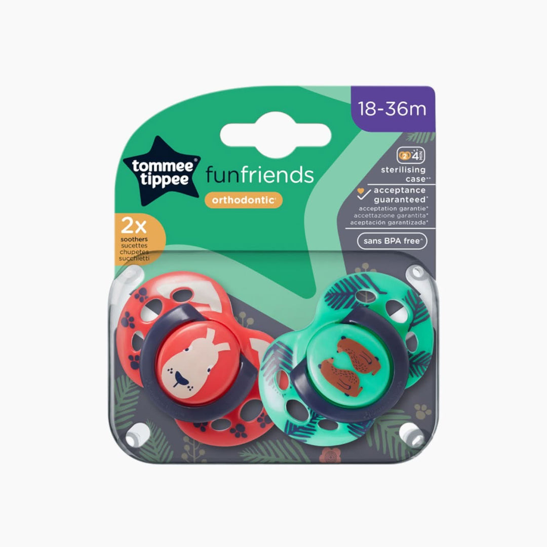 Tommee Tippee 2 Fun Friends Soother