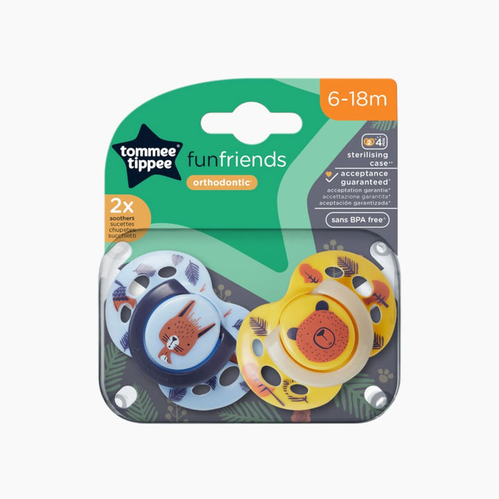Tommee Tippee 2 Fun Friends Soother