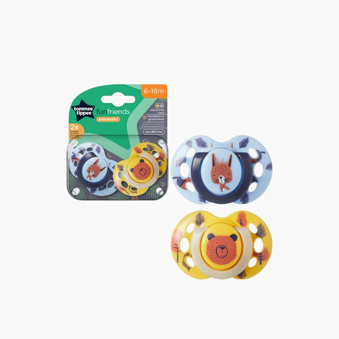 Tommee Tippee 2 Fun Friends Soother