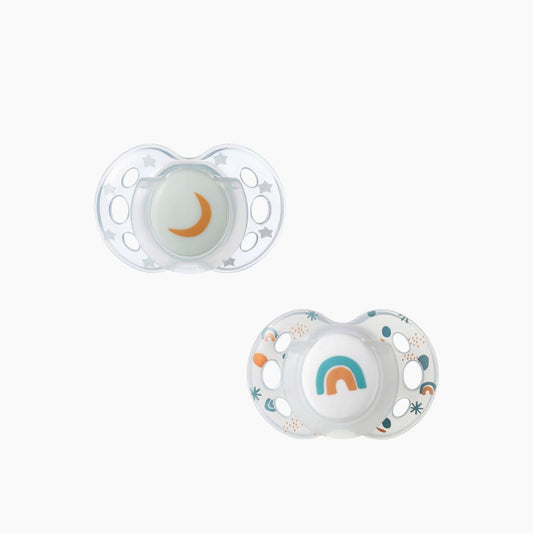 2 Night Time Orthodontic Soothers 18-36 Months