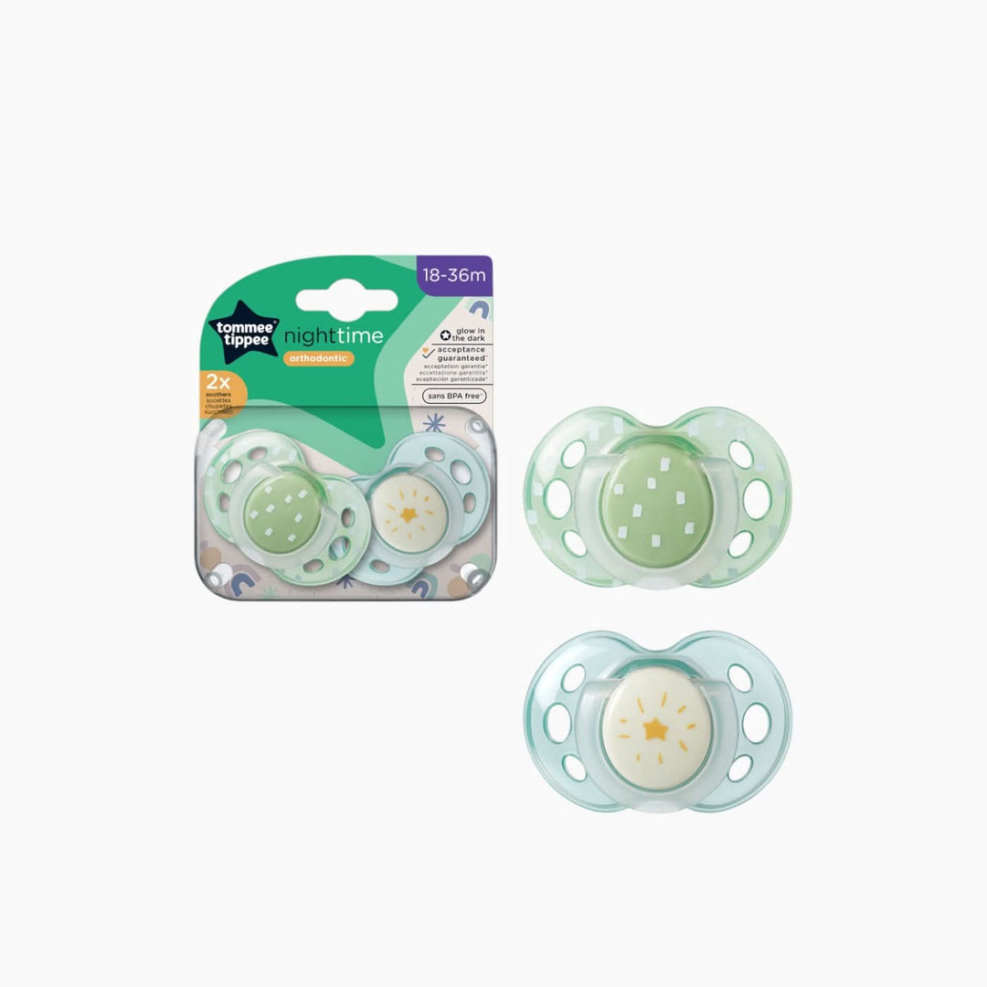 Tommee Tippee Night Time Orthodontic Soothers