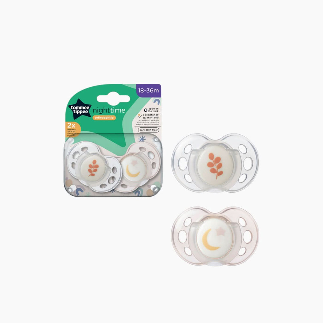 Tommee Tippee Night Time Orthodontic Soothers