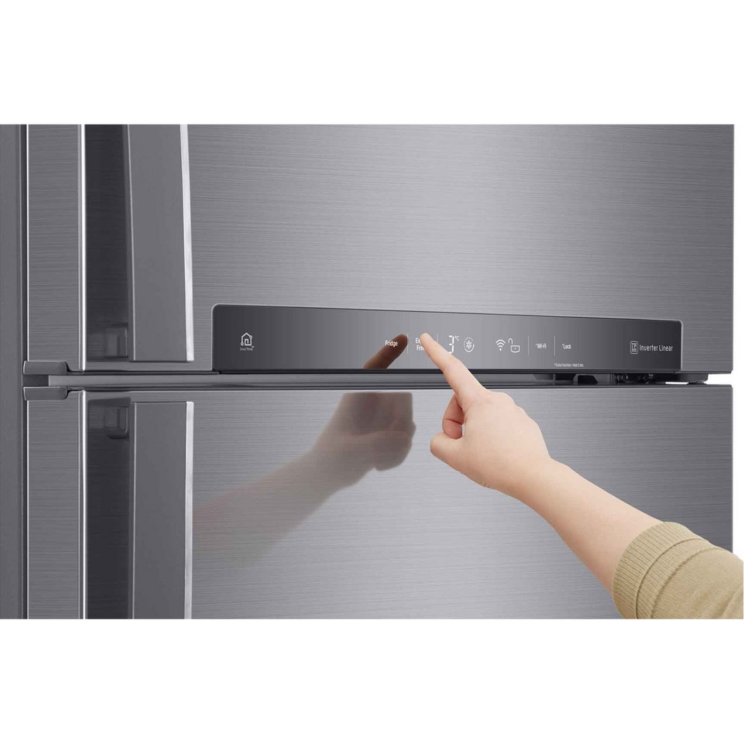 LG Top Freezer Refrigerator 547L Smart Inverter Compressor - Silver