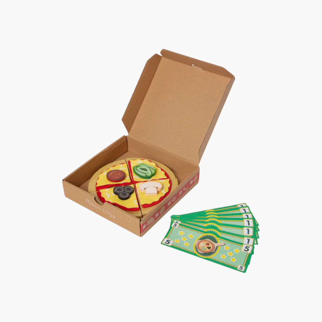 Melissa &amp; Doug Top &amp; Bake Pizza Counter - Wooden Play Food