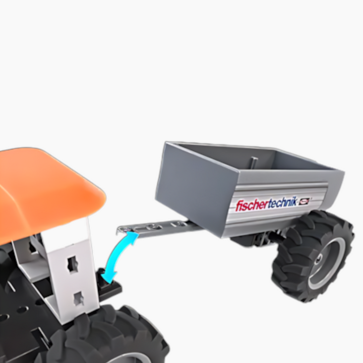 fischertechnik tractor toy for construction play