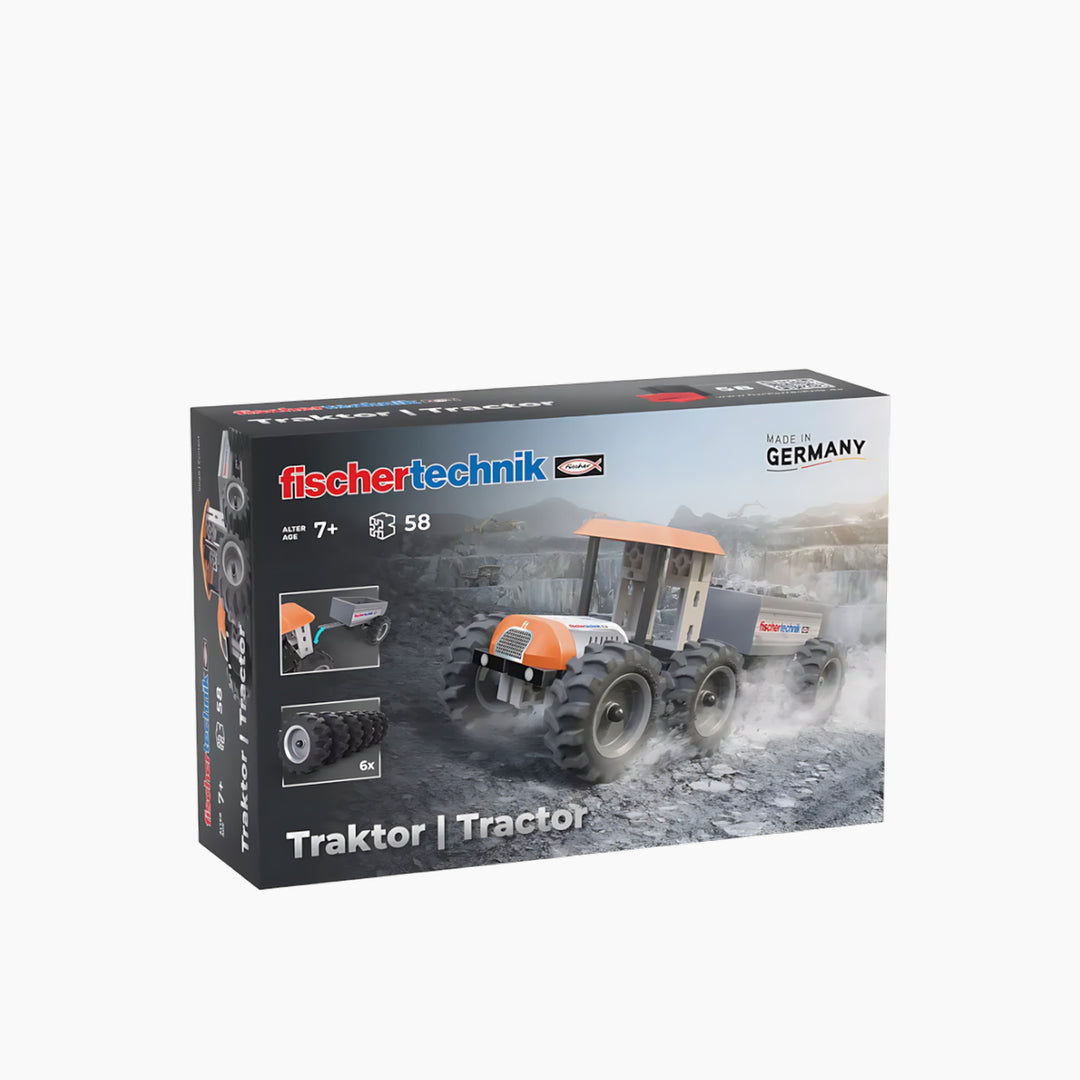 fischertechnik tractor toy for construction play