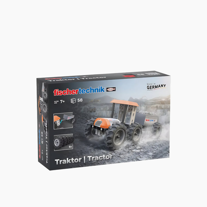 fischertechnik tractor toy for construction play
