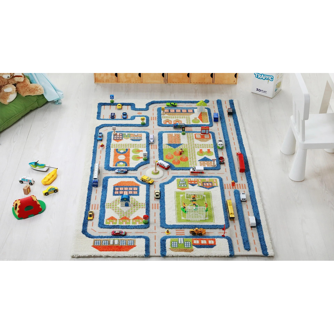 IVI World Traffic Play Rug