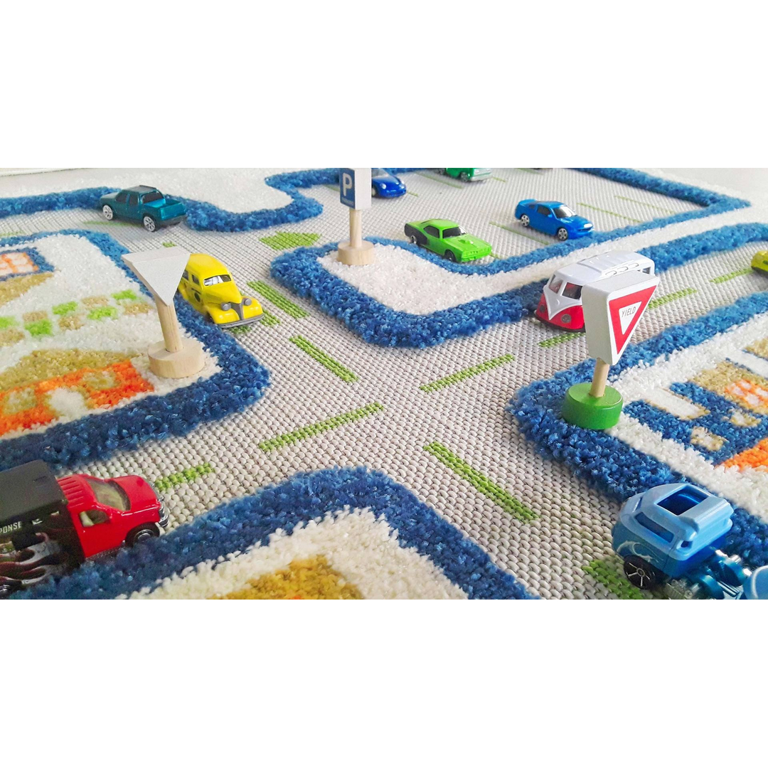 IVI World Traffic Play Rug