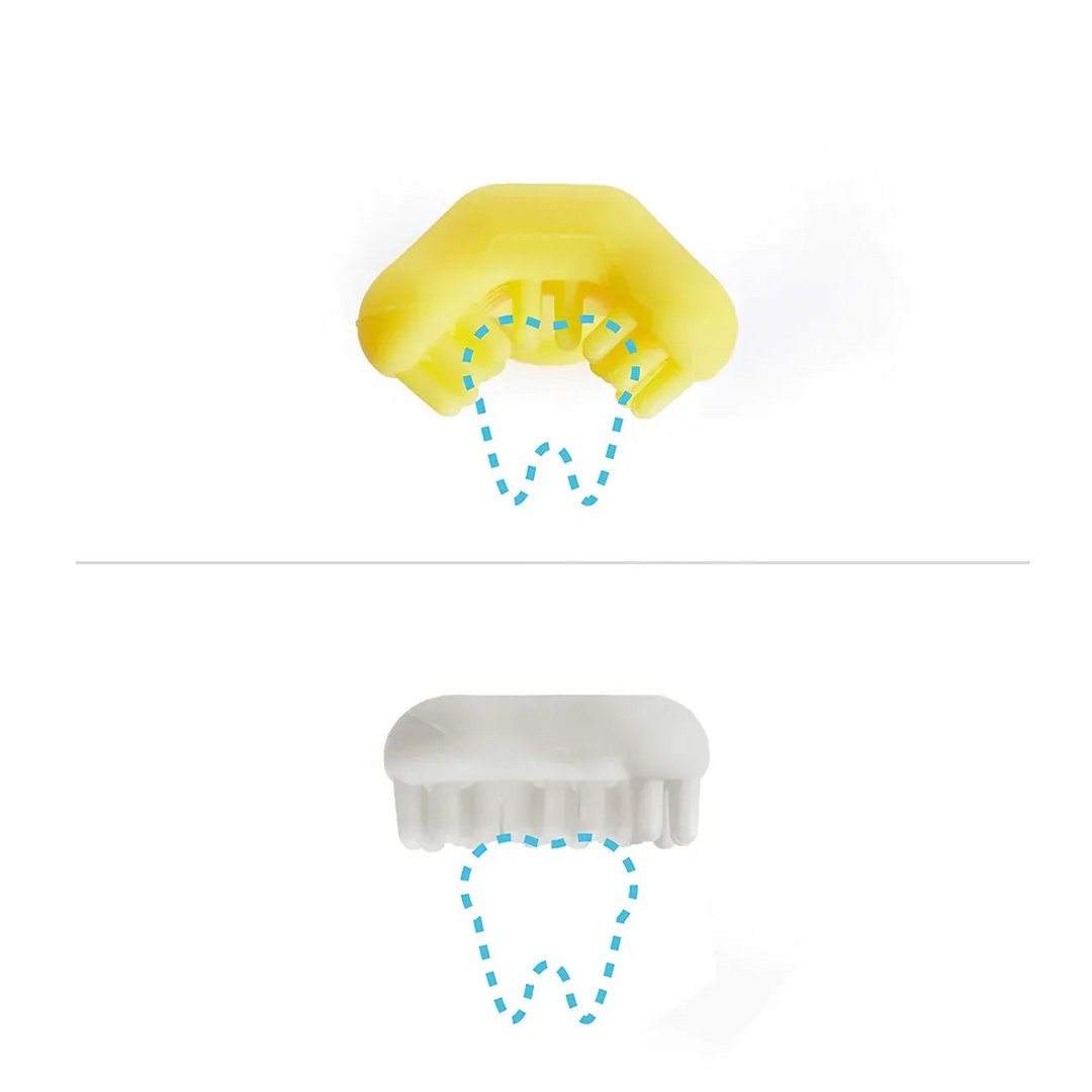 FridaBaby training toothbrush with triple-angle brush head