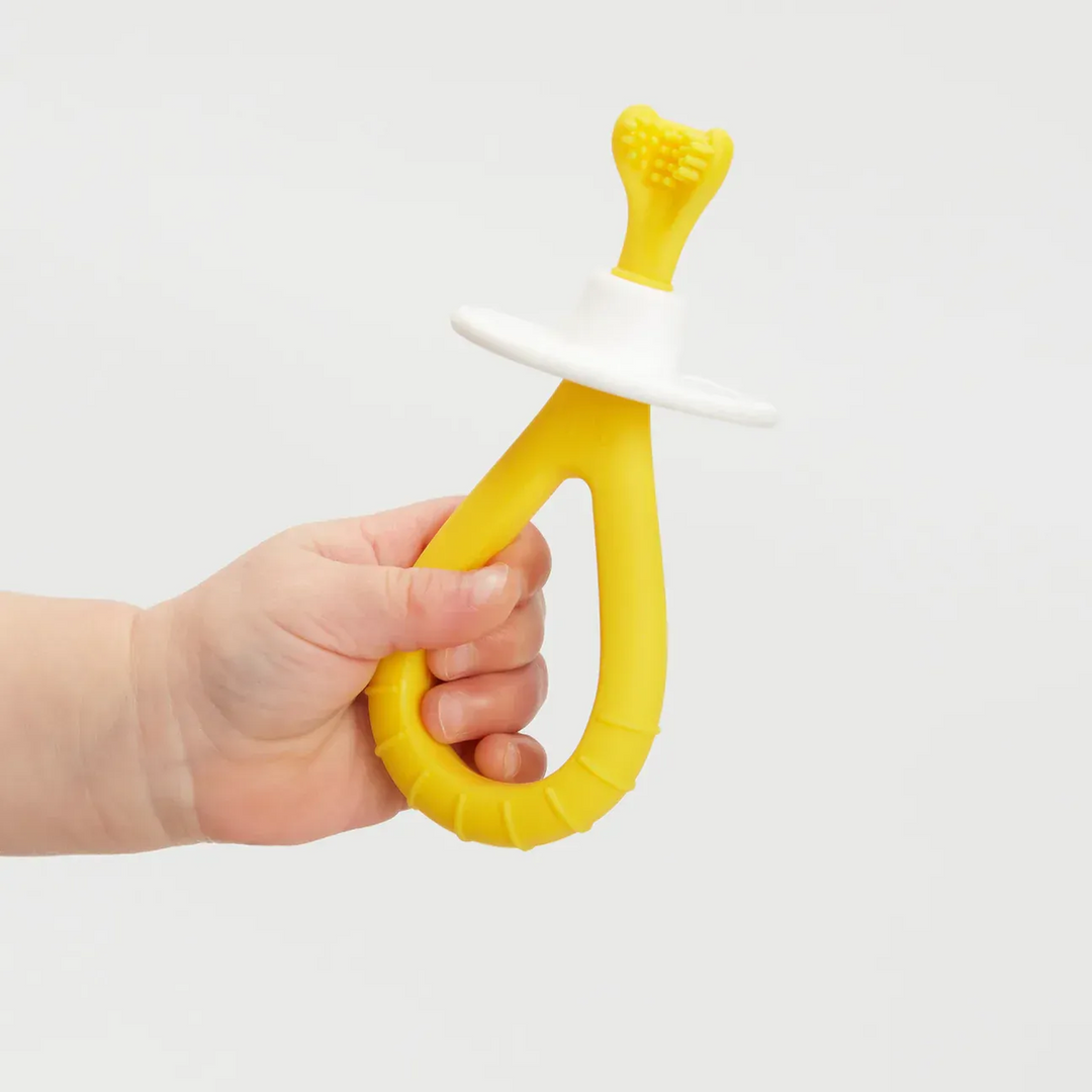 FridaBaby baby training toothbrush with triple-angle brush head