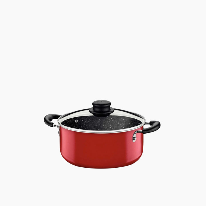 Tramontina 9-Piece Cookware Set Red