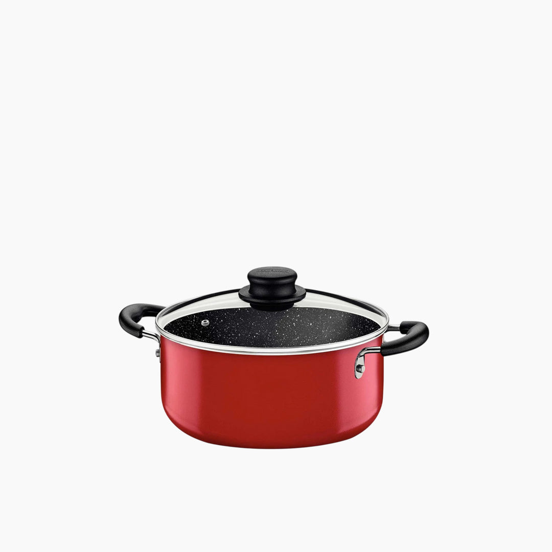 Tramontina 9-Piece Cookware Set Red