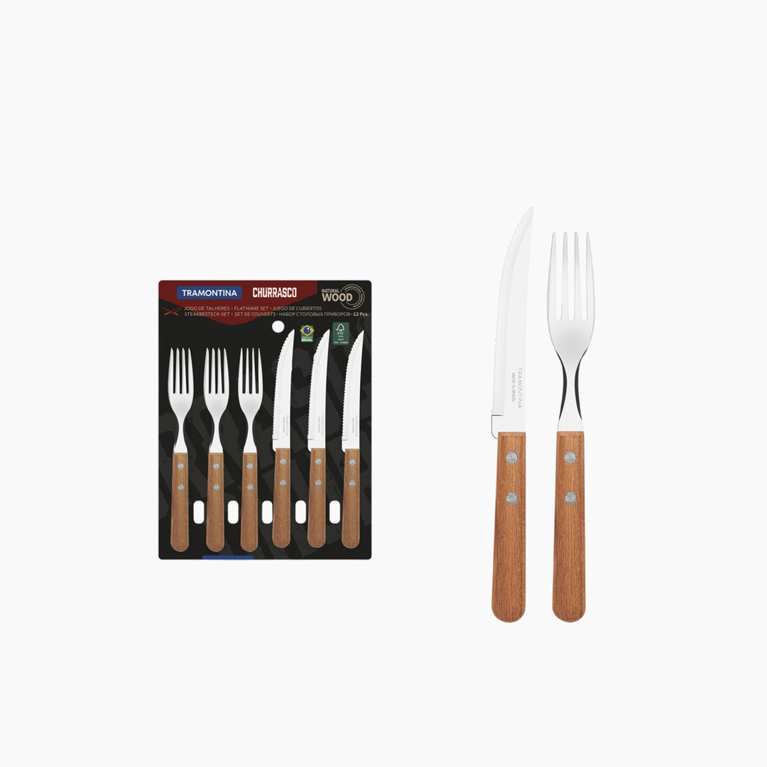 Tramontina Churrasco 12-Piece Cutlery Set