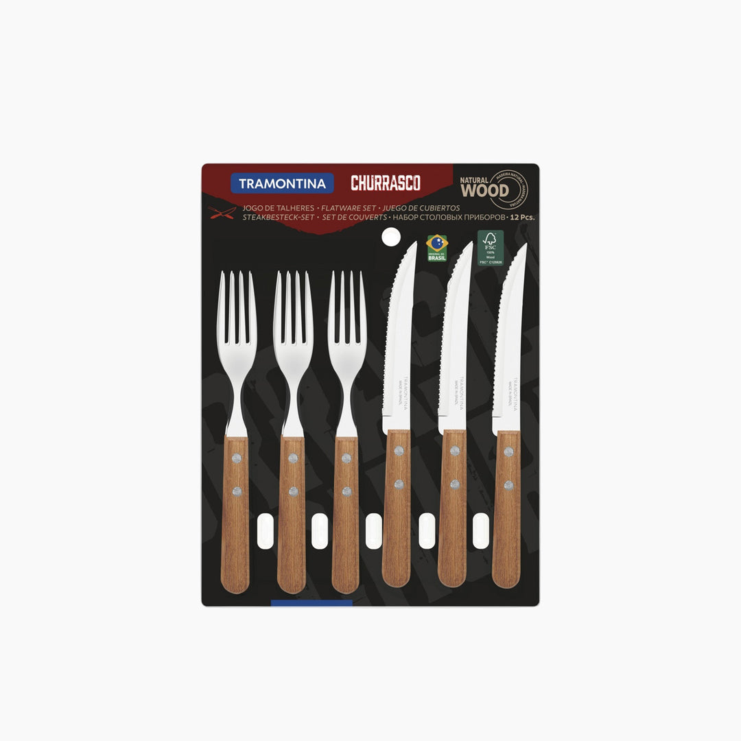Tramontina Churrasco 12-Piece Cutlery Set