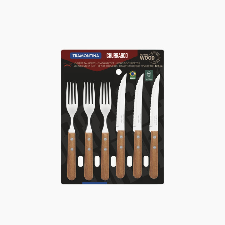 Tramontina Churrasco 12-Piece Cutlery Set