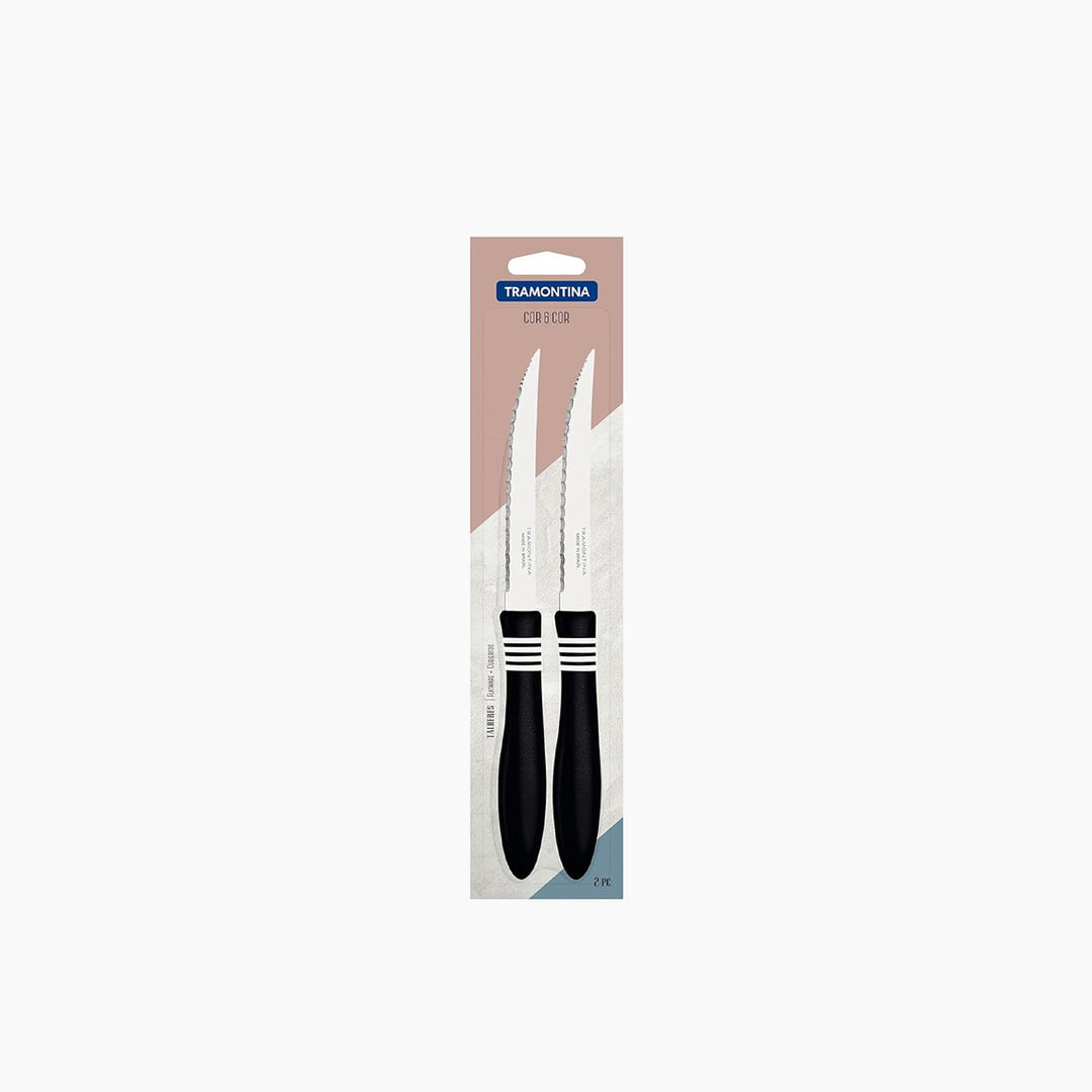 Tramontina Cor&amp;Cor 2-Piece Steak Knife Set