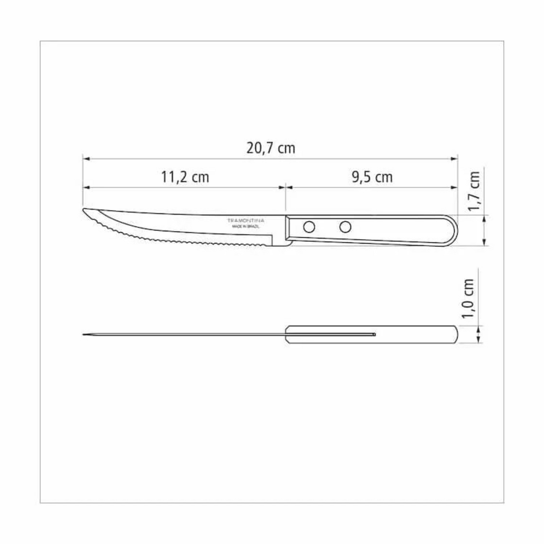 Tramontina Dynamic 2-Piece Steak Knife Set