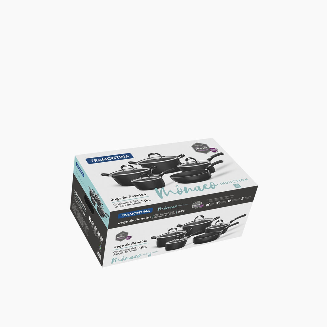 Tramontina Mônaco 9-Piece Induction Cookware Set