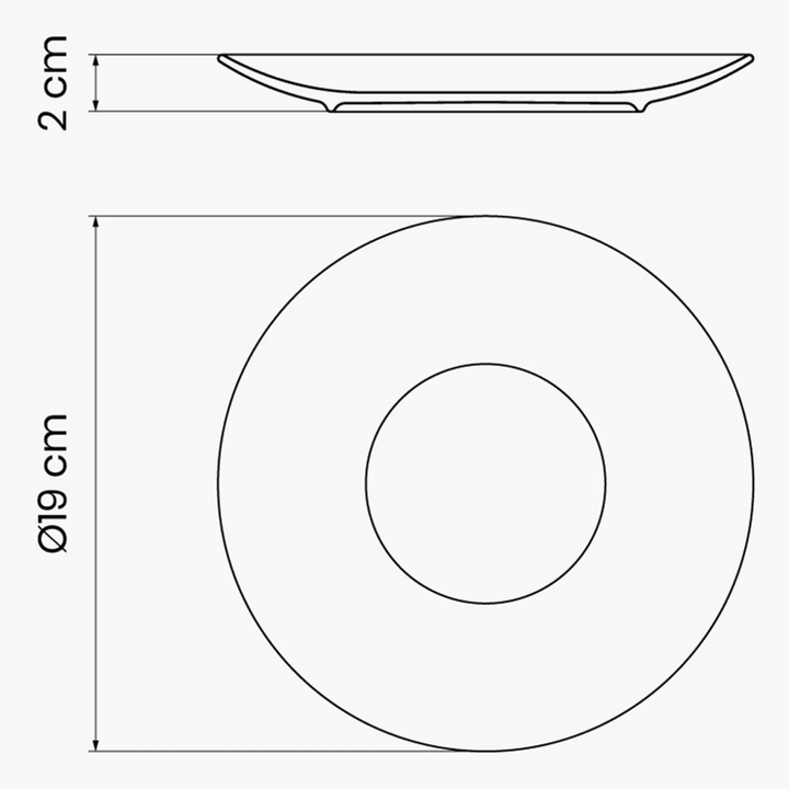 Tramontina Noor Ramadan Dessert Plate 19 cm