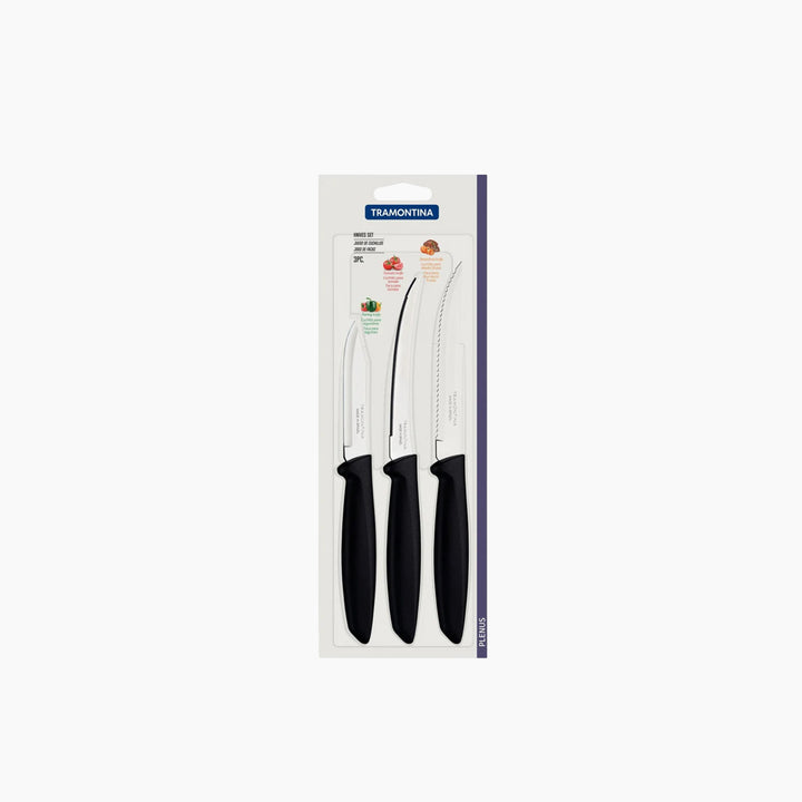Tramontina Plenus 3-Piece Knife Set