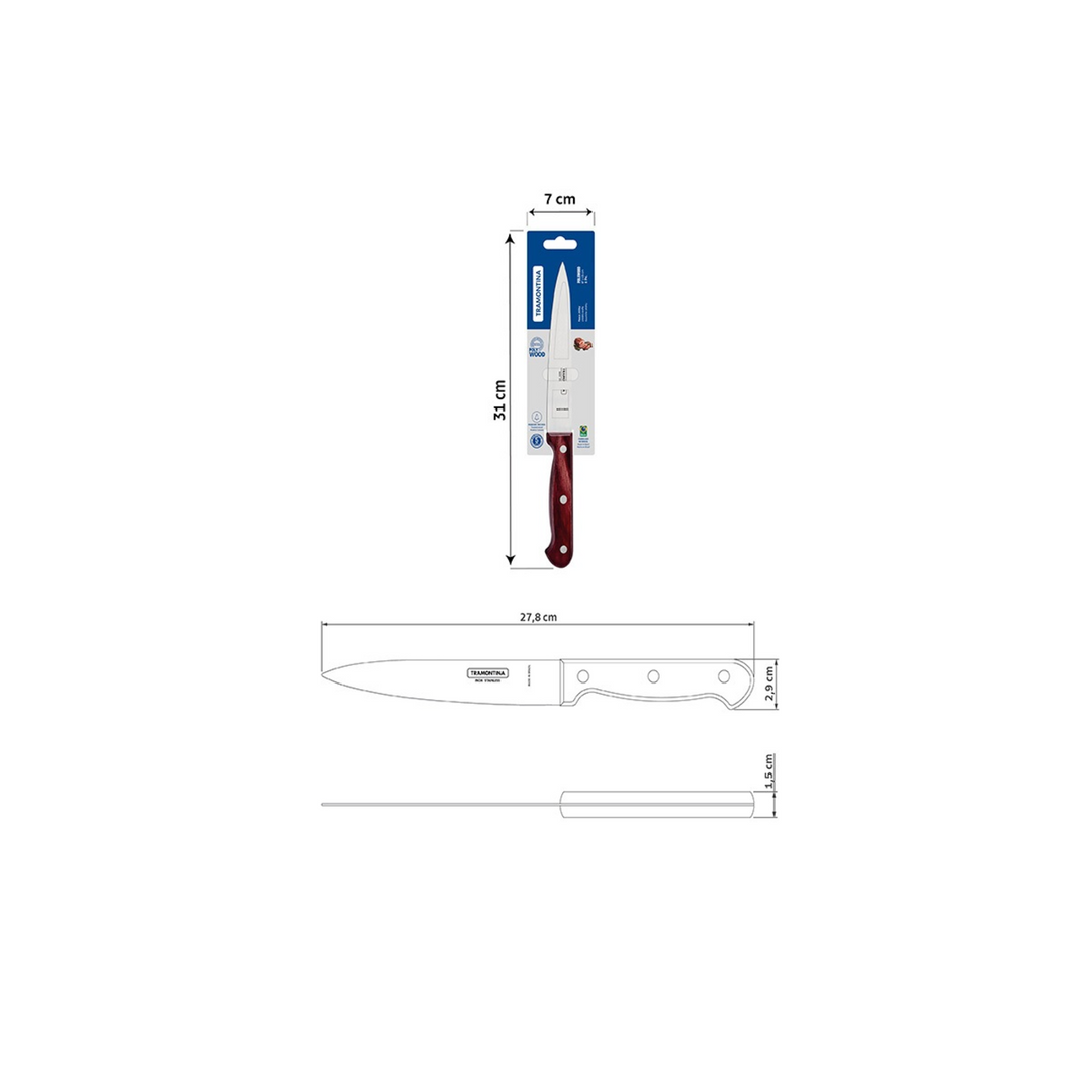 Tramontina Polywood Utility Knife