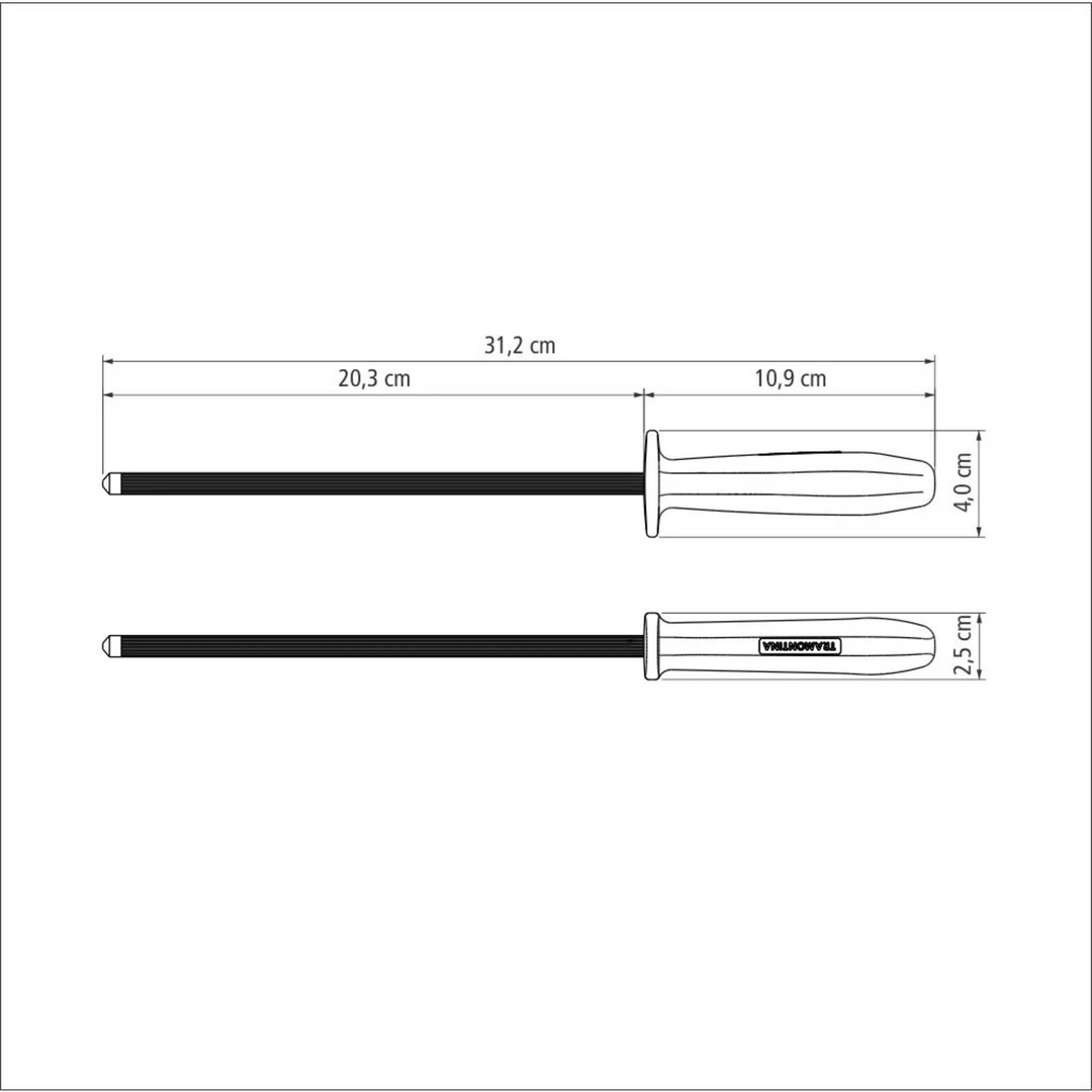 Tramontina Premium Knife Sharpening Steel 31 cm