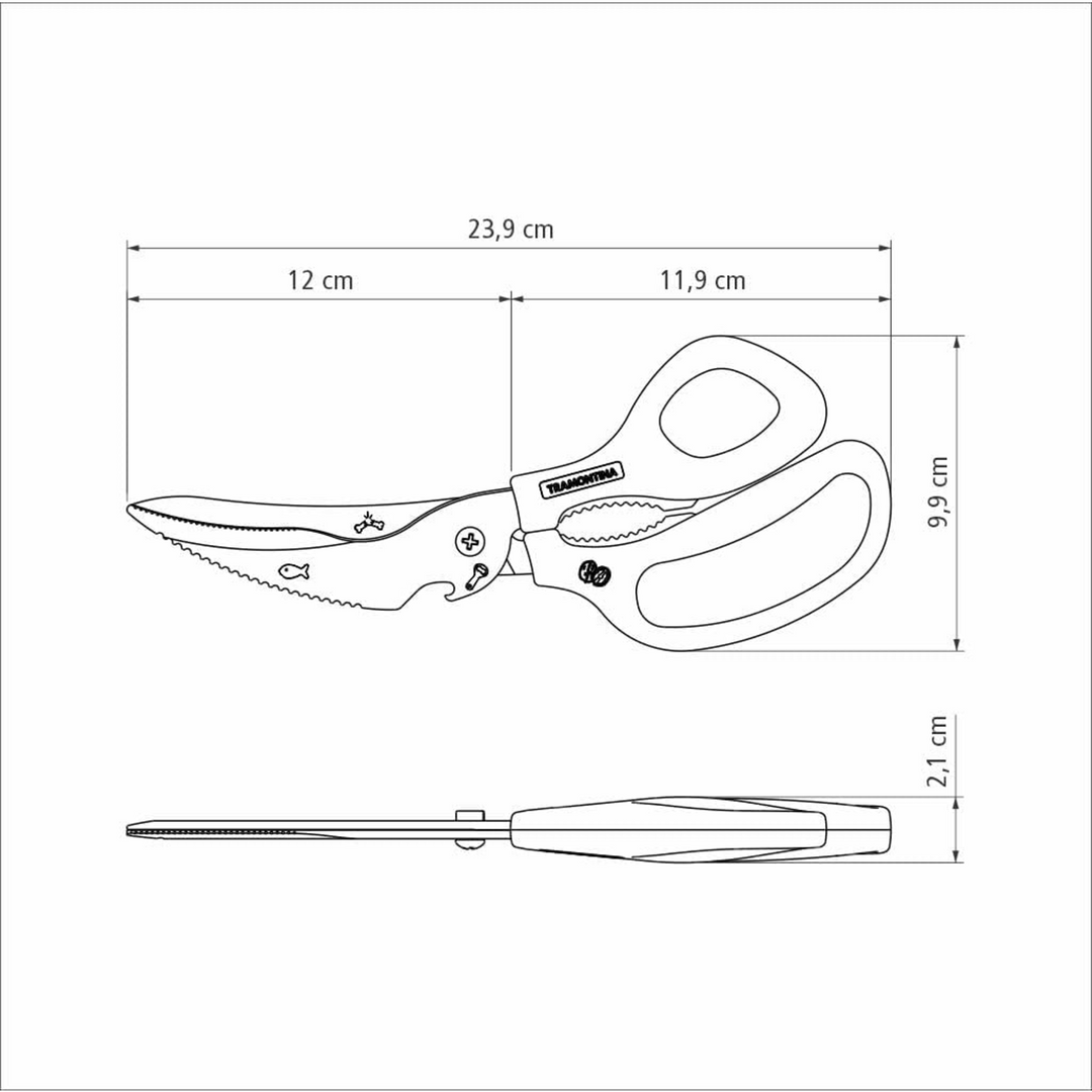 Tramontina Supercort Multi-Purpose Scissors