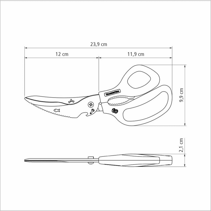 Tramontina Supercort Multi-Purpose Scissors