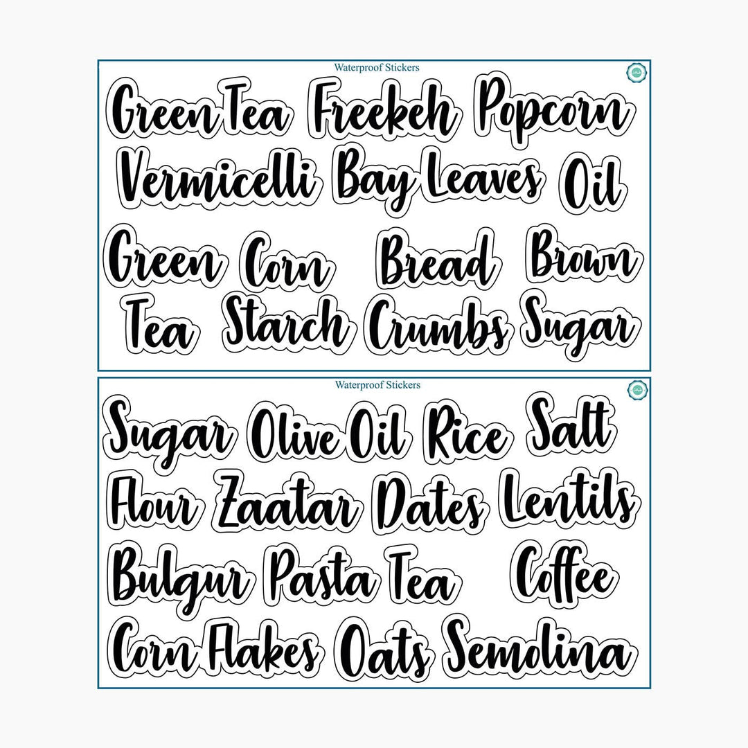 Tob3a Jar Labels - HUNA