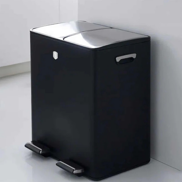 Berlinger Haus Trash Bin, 2 x 30 Liters - Black Rose