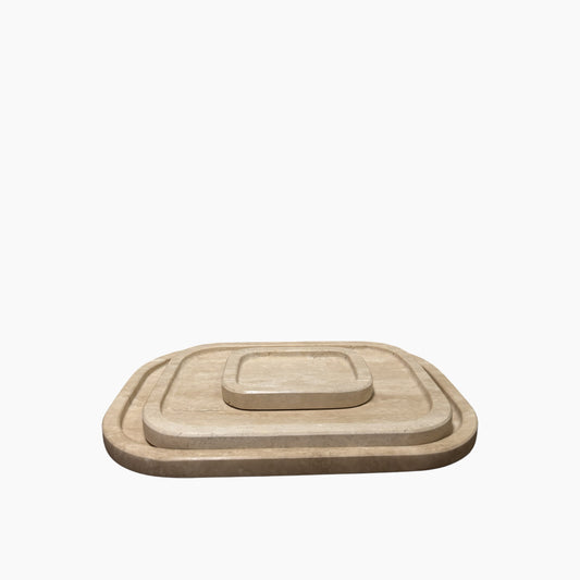 Travertine Tray – Rounded Edge