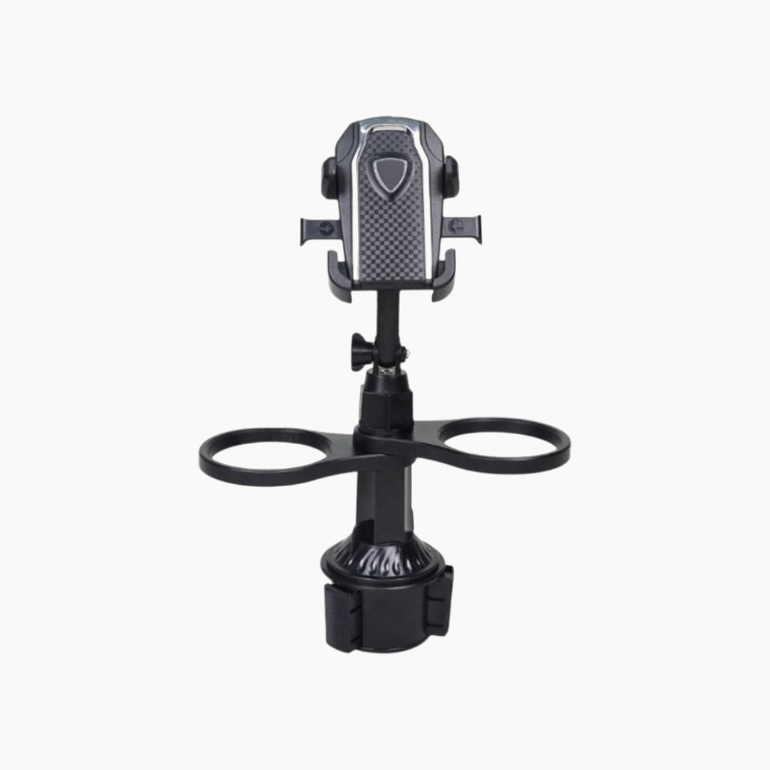 Durable ABS car cup holder with 360-degree rotation