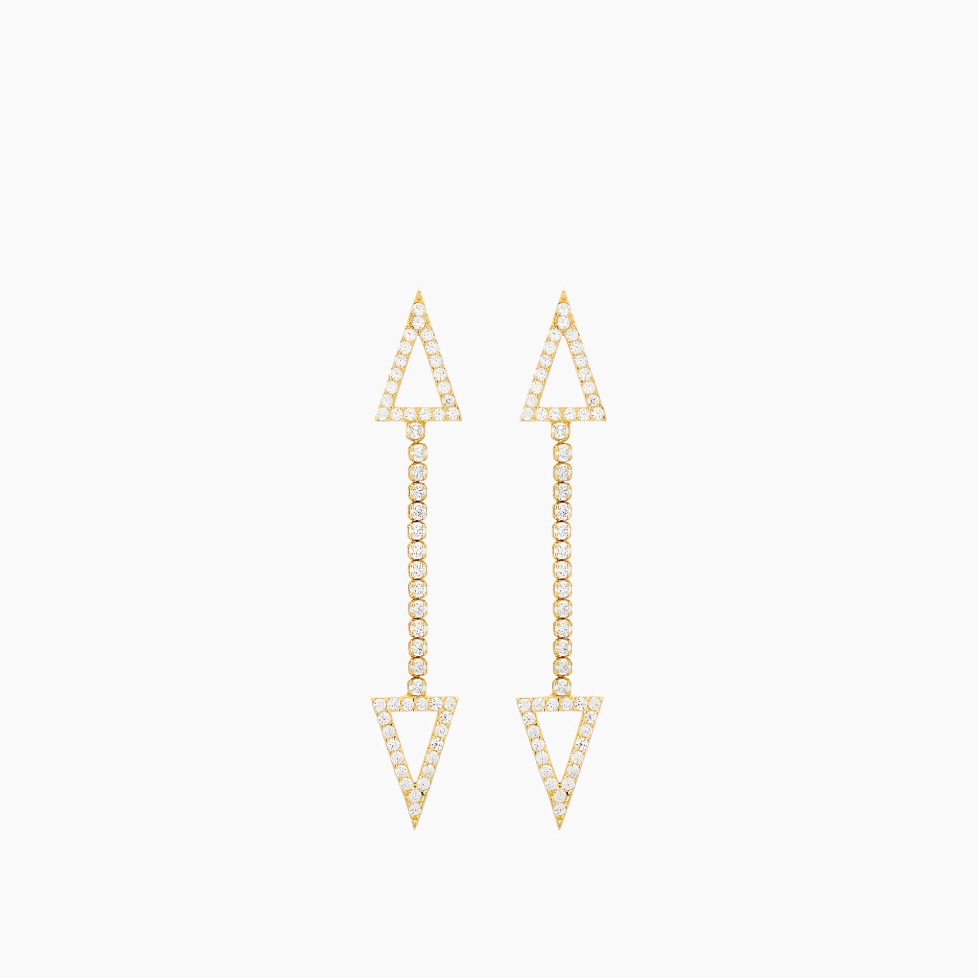 Thirteen Eight Tri-Ump Earrings Thirteen Eight Tri-Ump Earrings
