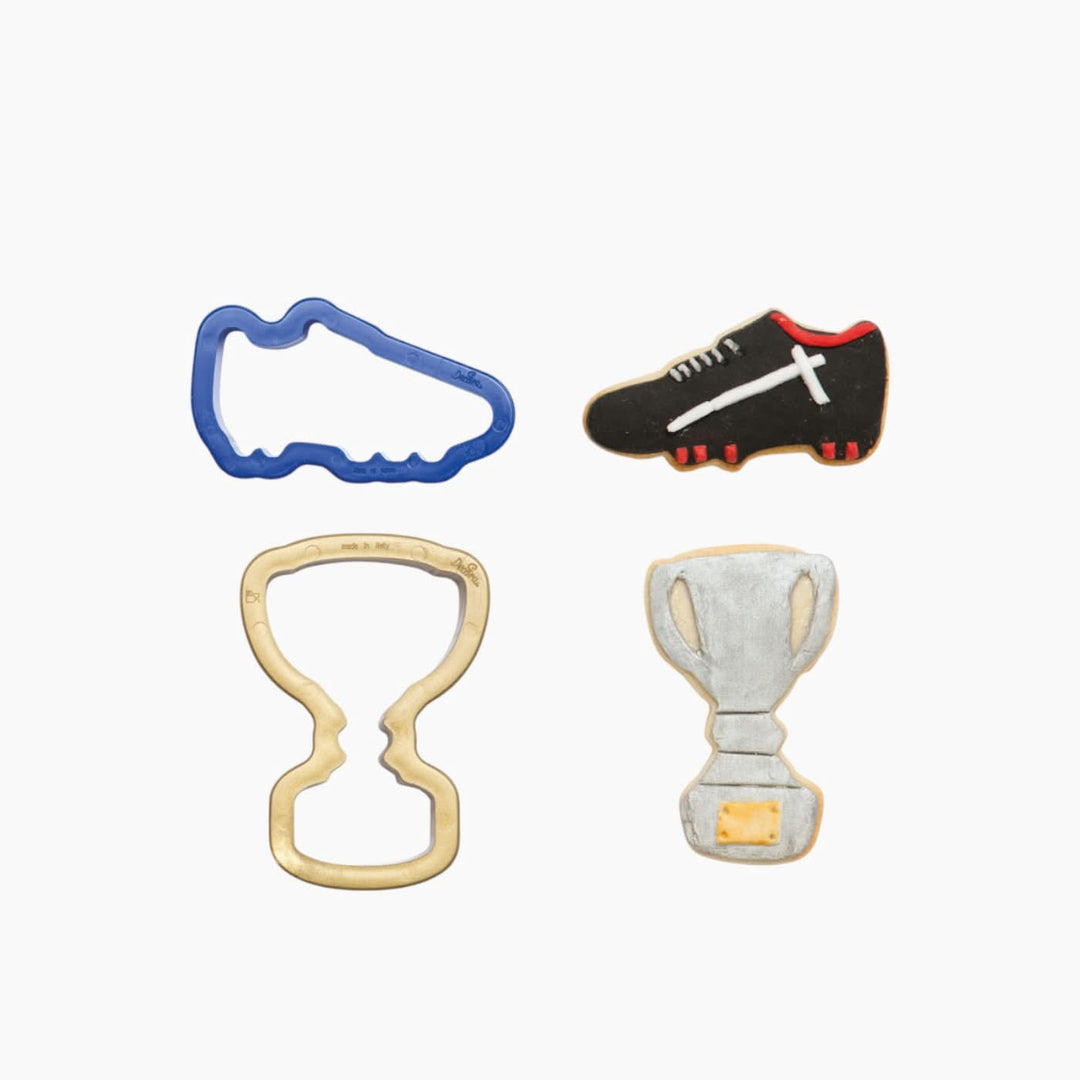 Decora Trophy and Football Shoe Cookie Cutters - HUNA