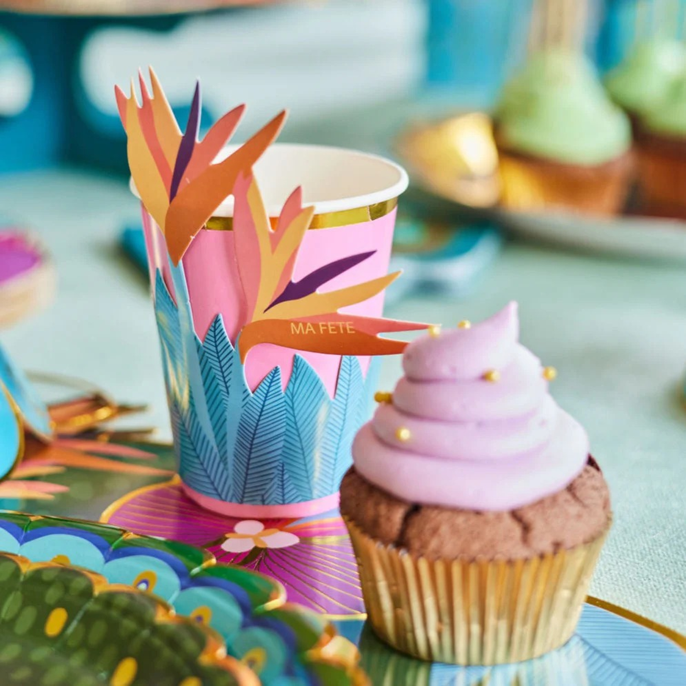 Ma Fete Tropical Cups - Set of 8 Ma Fete Tropical Cups - Set of 8