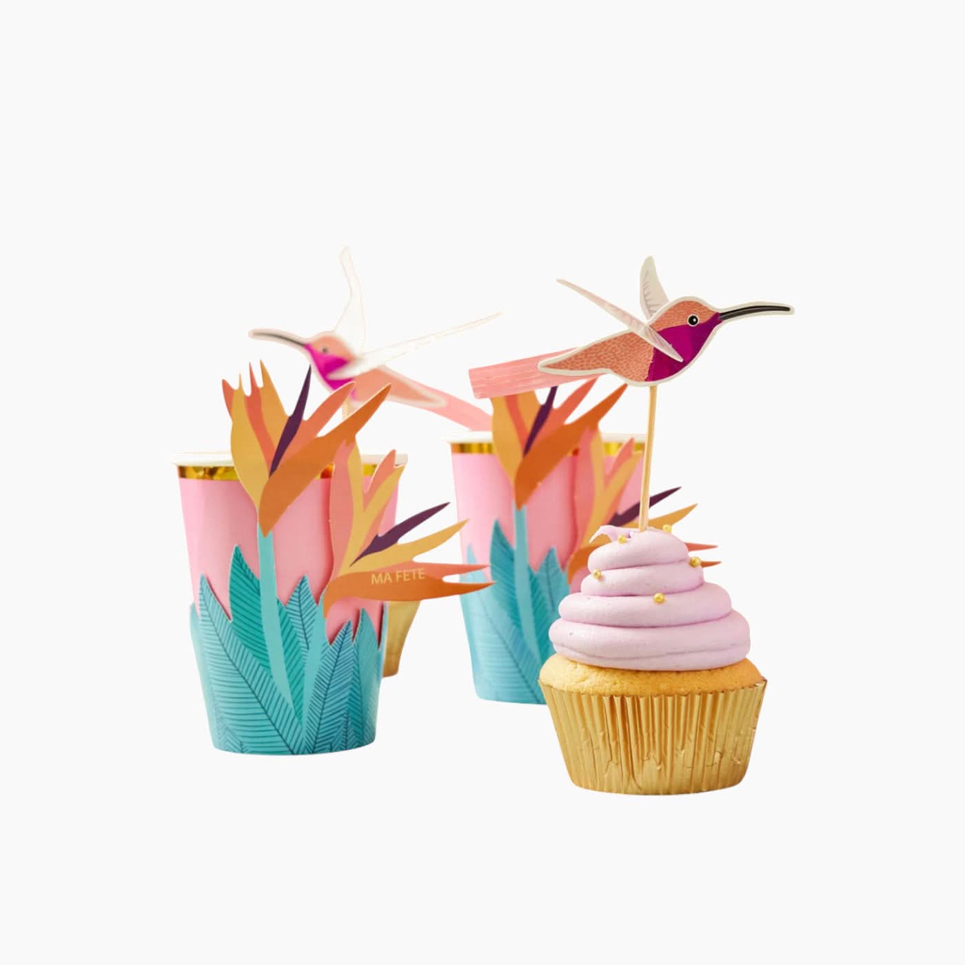 Ma Fete Tropical Cups - Set of 8 Ma Fete Tropical Cups - Set of 8