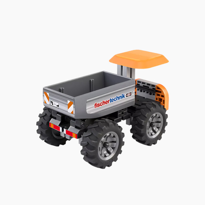 fiscertechnik truck with tiltable loading space